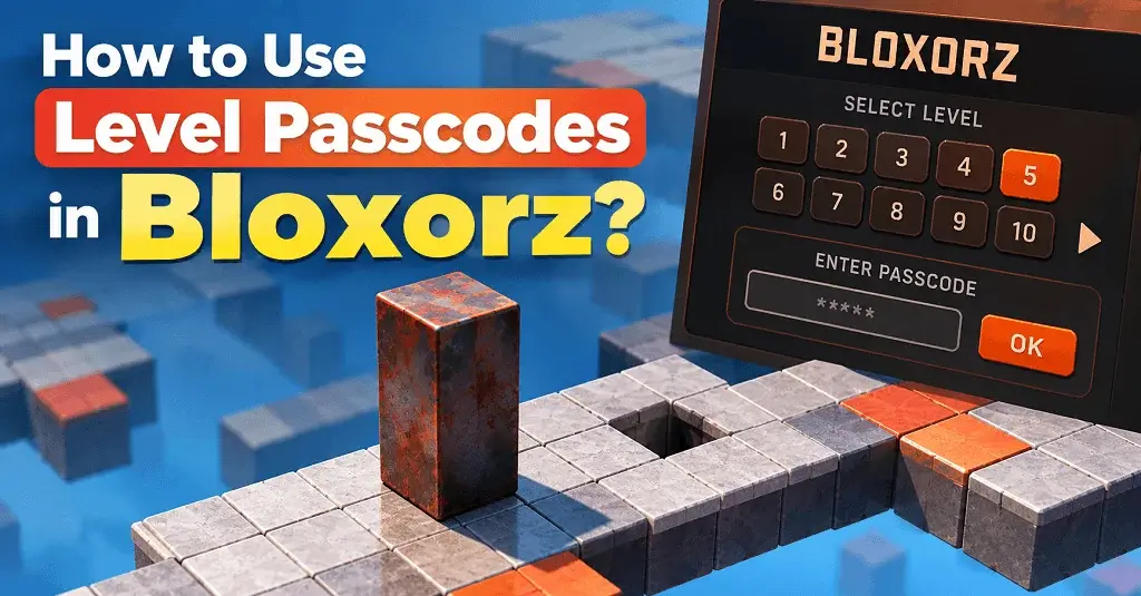 Cool Math 4 Game Level Passcodes in Bloxorz