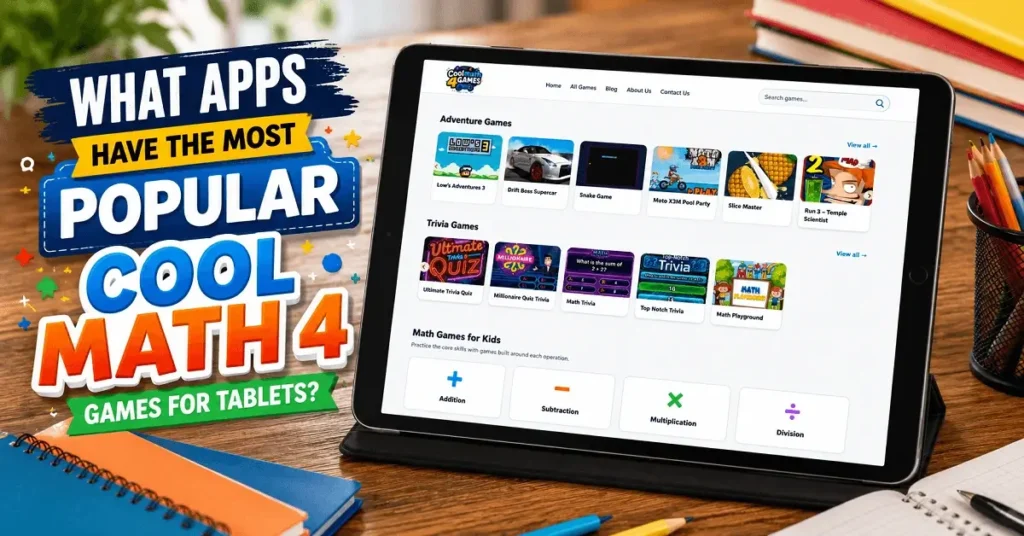 Cool Math 4 Games for Tablets