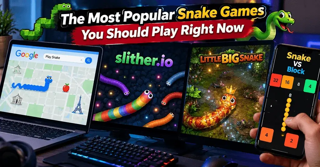 Most Popular Classic Snake Games