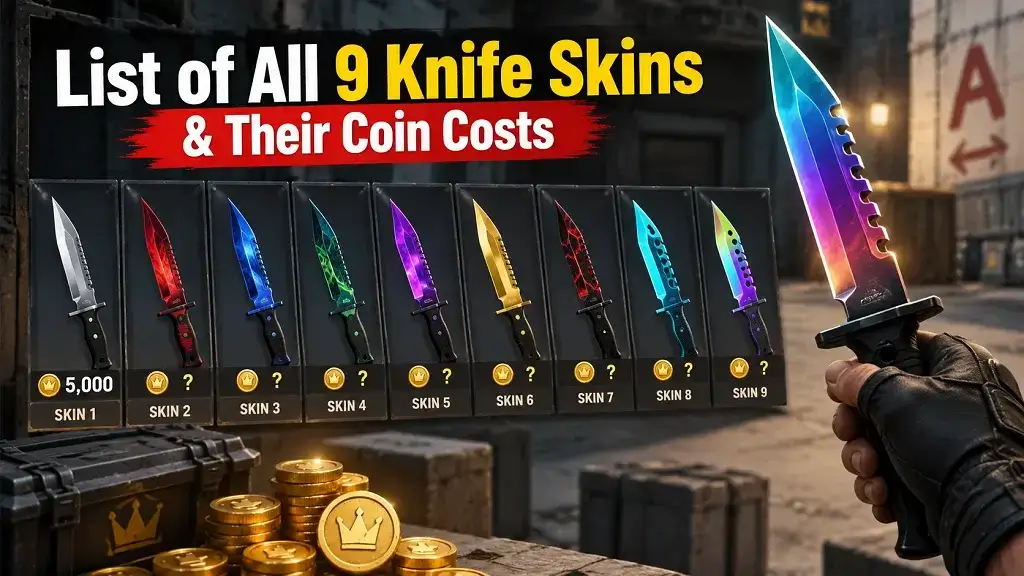 Slice Master Knife Skins and Coin